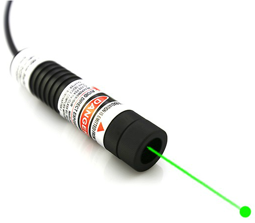 adjustable focus 50mW 532nm Green Laser Diode Module