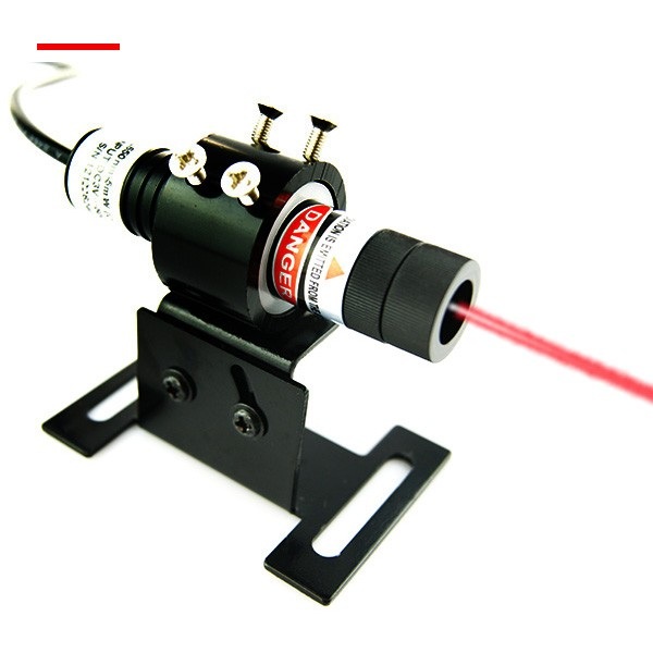100mW red line laser alignment