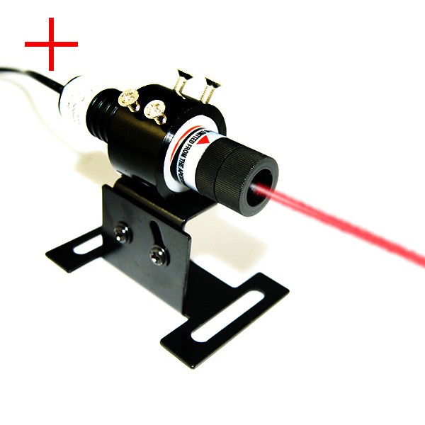 100mW red cross laser alignment