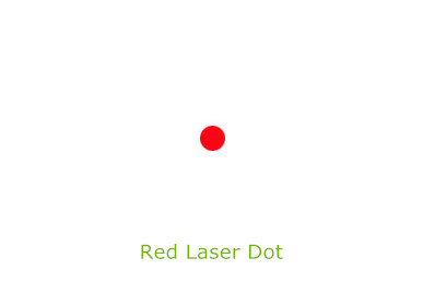 red laser dot is very stable and reliable