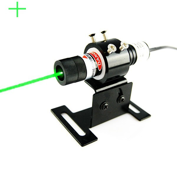 50mW 515nm forest green cross laser alignment