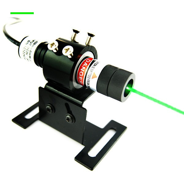 100mW 532nm green line laser alignment