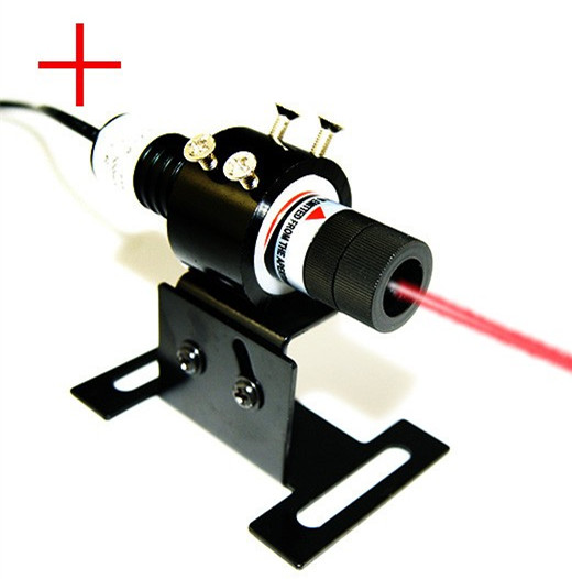Red cross laser alignment